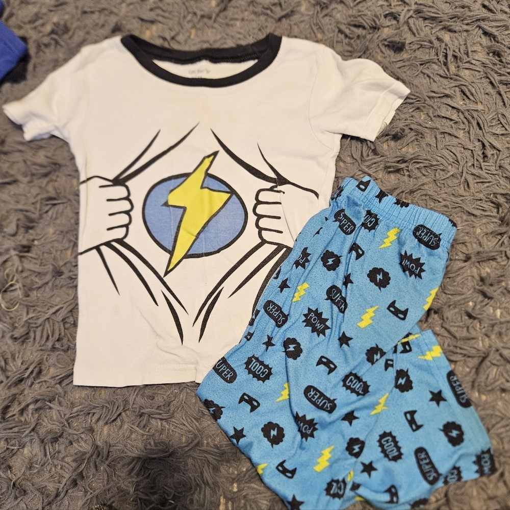 COPY - Superhero Kids Pajamas Set  Toddler boys 4T